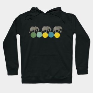 Travelling Elephants Hoodie